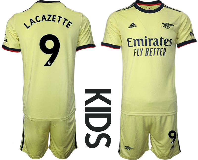 Youth 2021-2022 Club Arsenal away green #9 Soccer Jersey